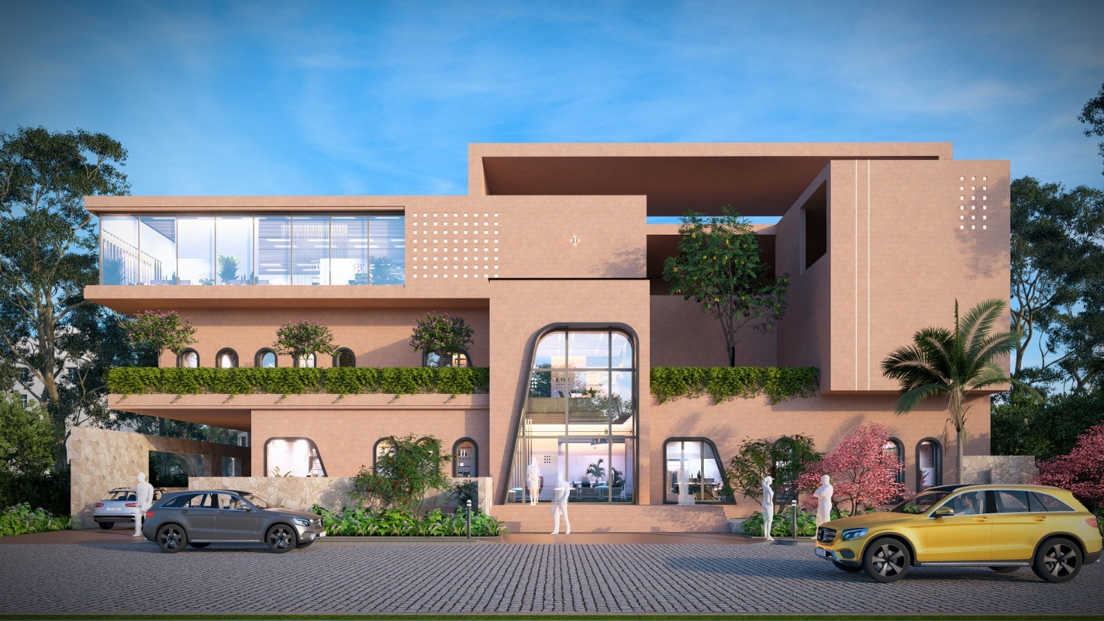 Arcadia Grand clubhouse exterior