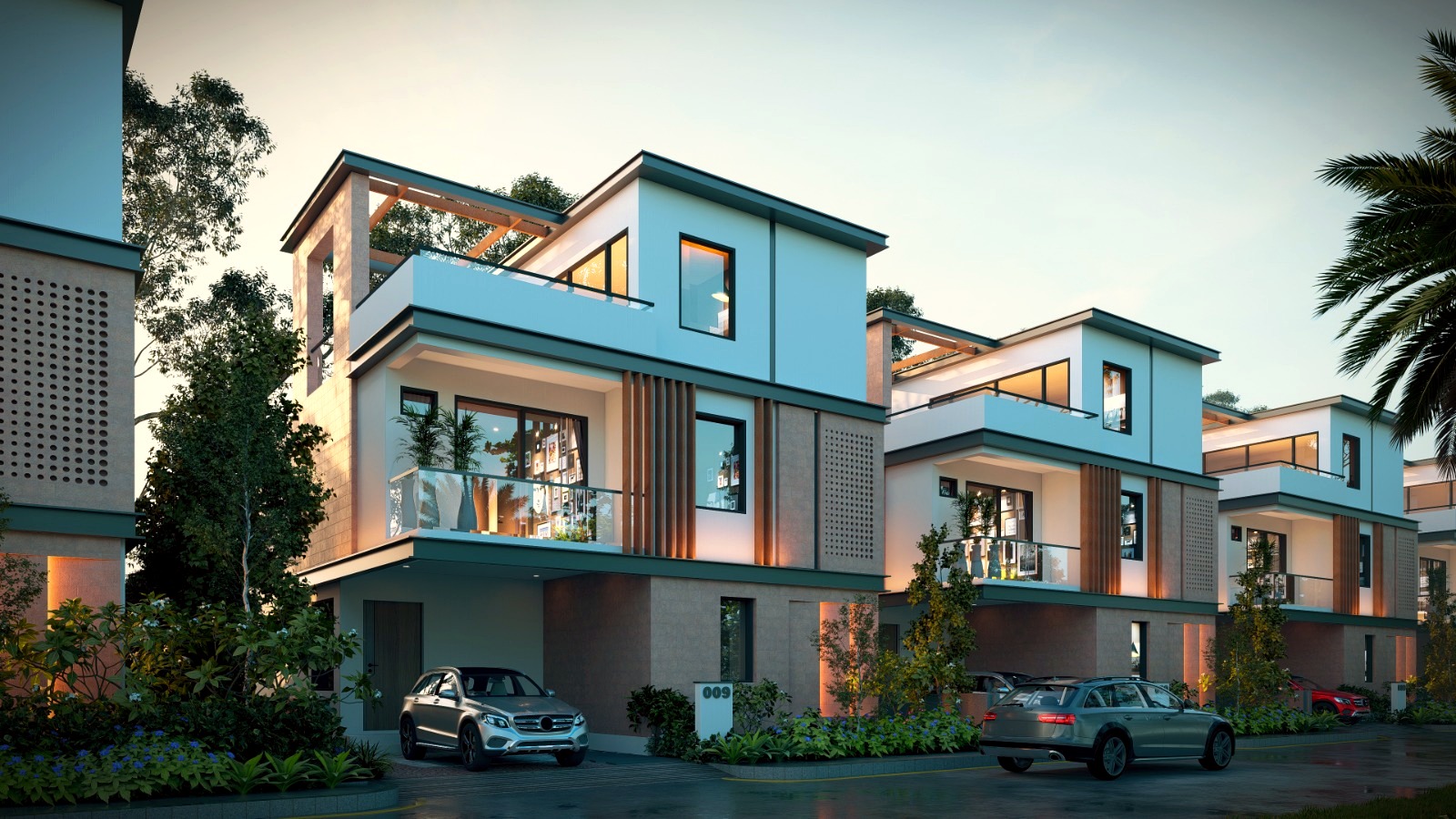 Arcadia Grand villa street view