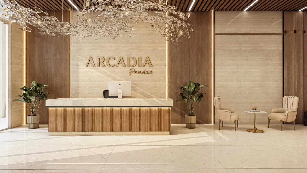 Arcadia Premium reception lobby