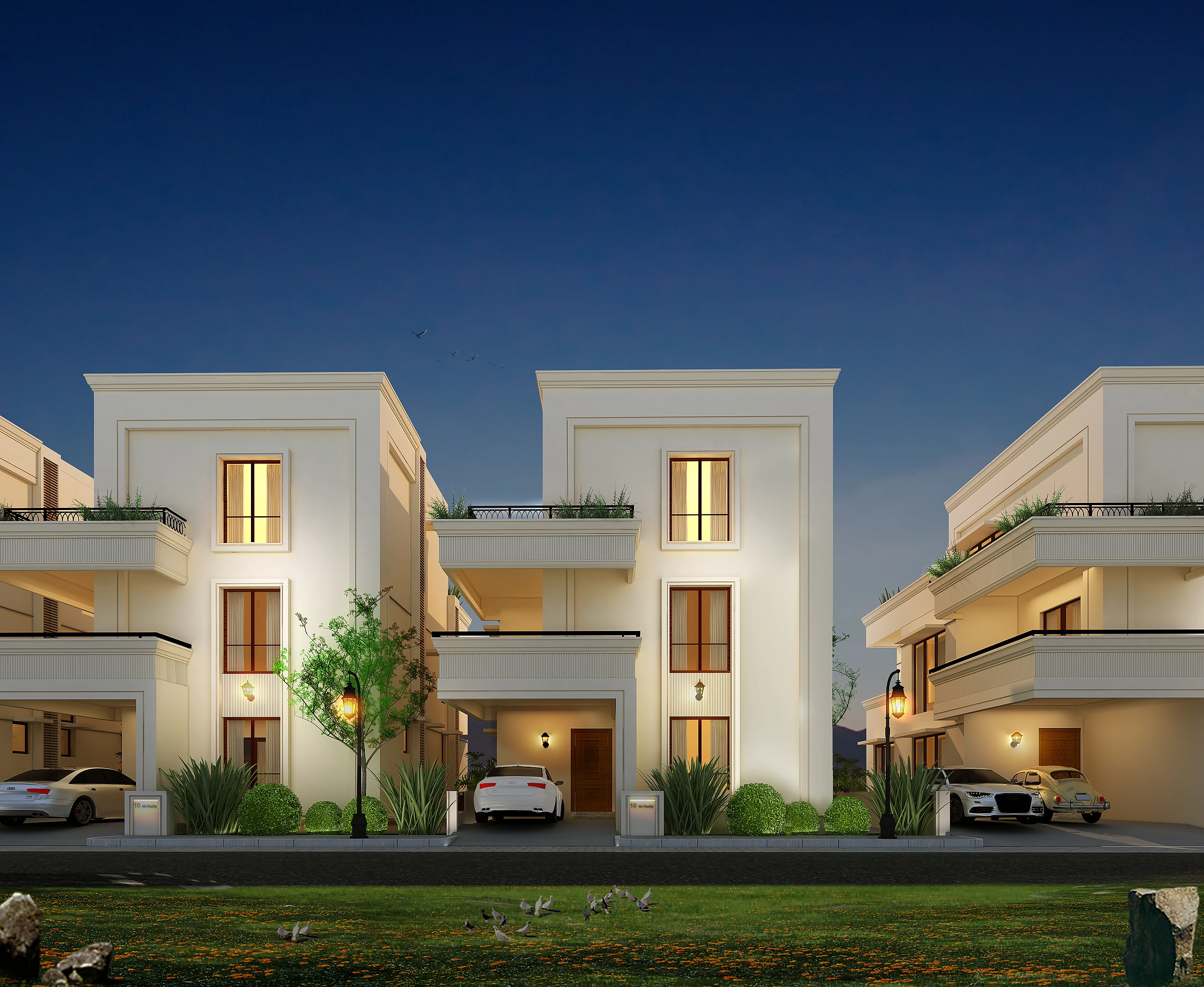 West-facing Arcadia Premium villas