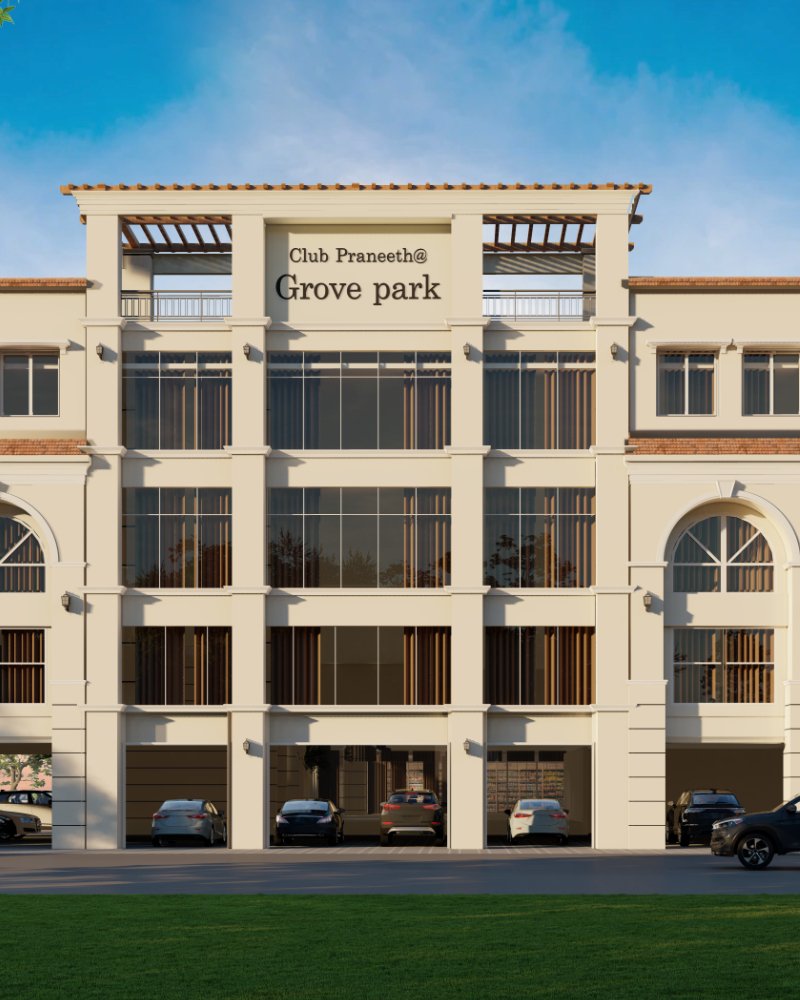 Club Praneeth @ Grove Park clubhouse facade