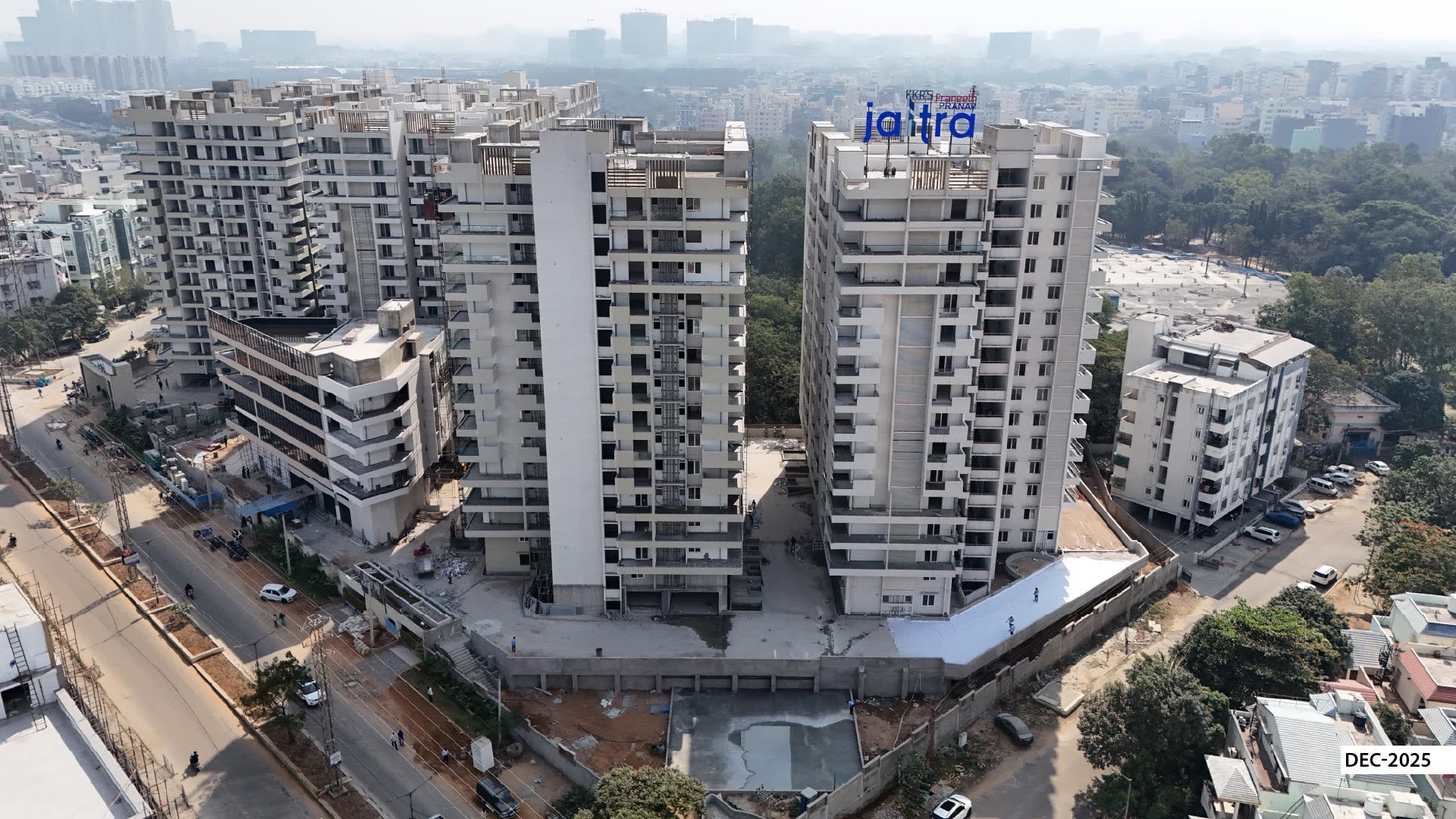Jaitra towers at dusk