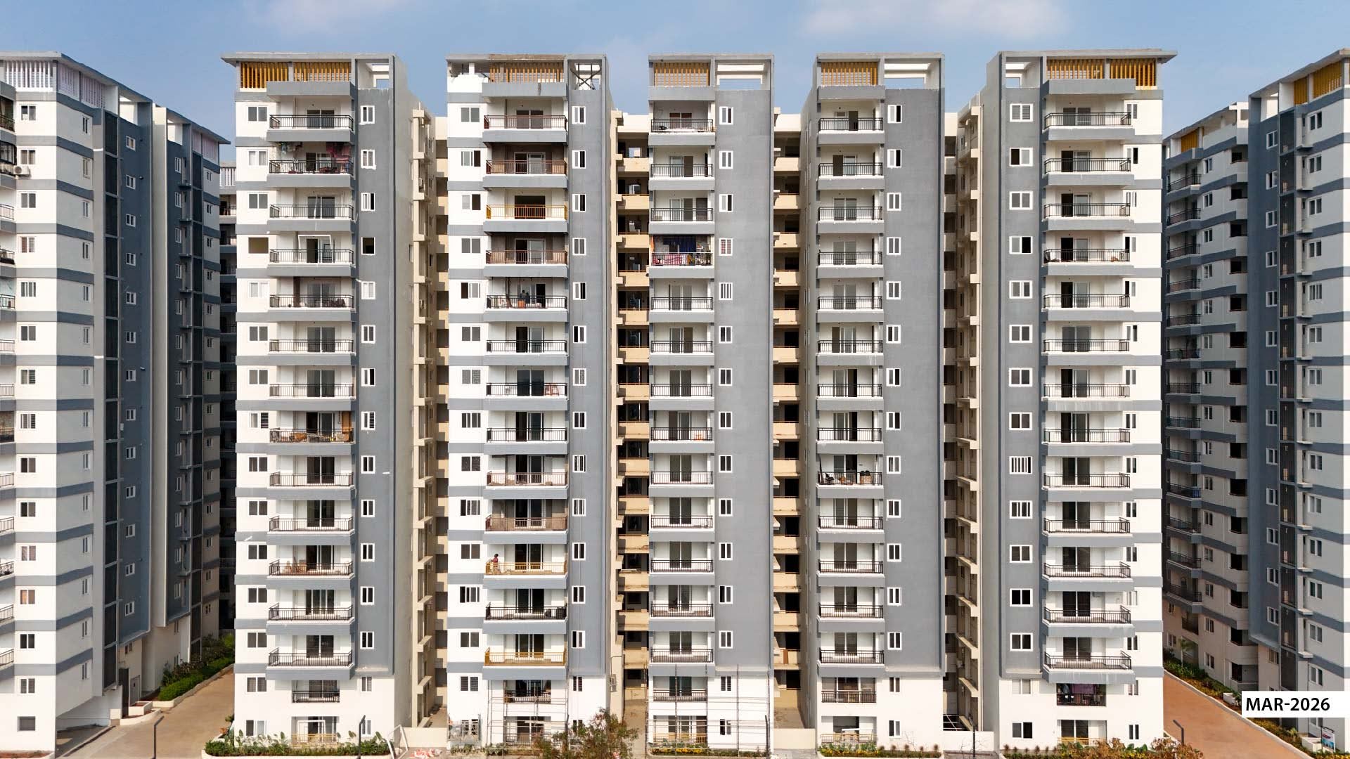 Praneeth Pranav Solitaire towers surrounded by greenery